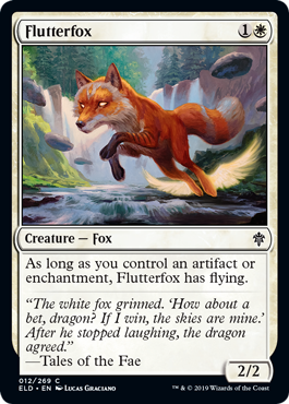 Flutterfox (Throne of Eldraine) Near Mint Foil