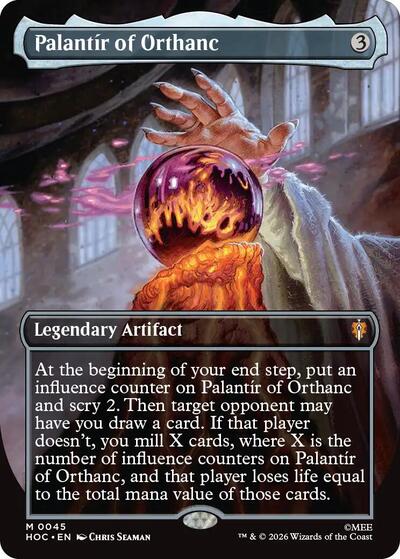 Palantir of Orthanc (Borderless) (The Hobbit: Eternal-Legal) Near Mint Foil