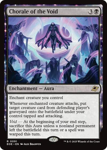 Chorale of the Void (Edge of Eternities) Near Mint Foil