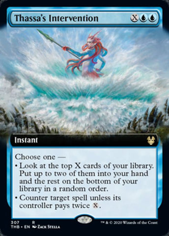Thassa's Intervention (Extended Art) (Theros Beyond Death) Near Mint