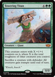 Towering Titan (Commander: Tarkir: Dragonstorm) Near Mint