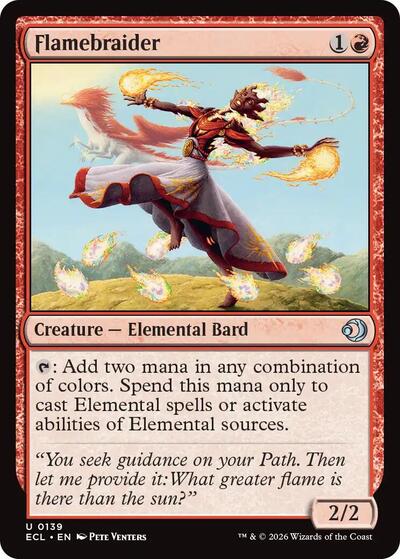 Flamebraider (Lorwyn Eclipsed) Near Mint Foil