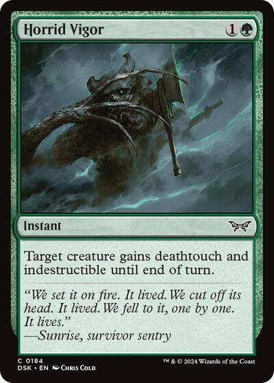 Horrid Vigor (Duskmourn: House of Horror) Near Mint Foil