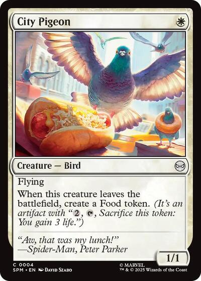 City Pigeon (Marvel's Spider-Man) Near Mint Foil