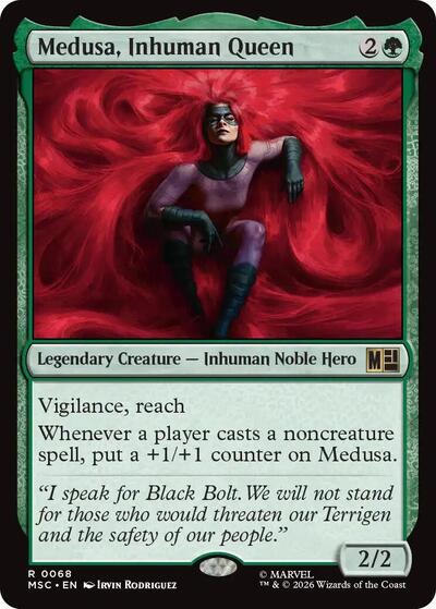 Medusa, Inhuman Queen (Commander: Marvel Super Heroes) Near Mint