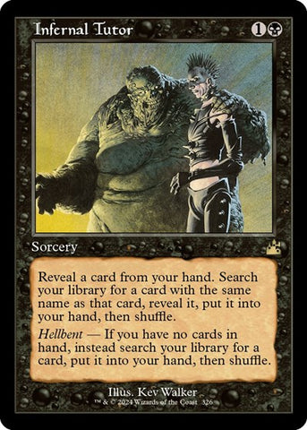 Infernal Tutor (Retro Frame) (Ravnica Remastered) Near Mint Foil