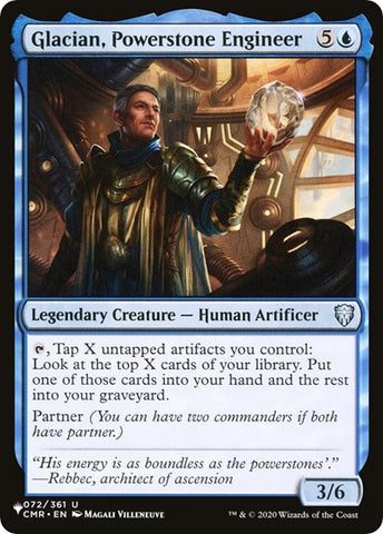 Glacian, Powerstone Engineer (The List) Near Mint