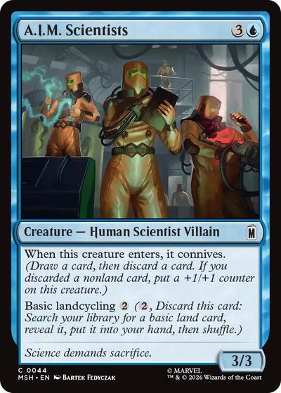 A.I.M. Scientists (Marvel Super Heroes) Near Mint Foil