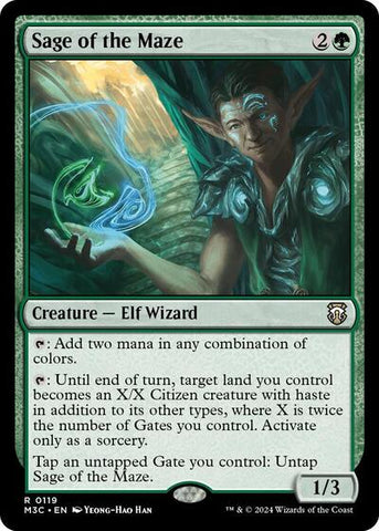 Sage of the Maze (Commander: Modern Horizons 3) Near Mint