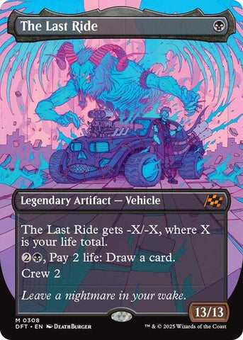 The Last Ride (Borderless) (Aetherdrift) Near Mint