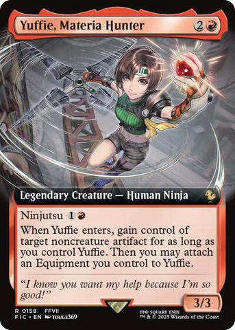Yuffie, Materia Hunter (Extended Art) (Commander: FINAL FANTASY) Near Mint