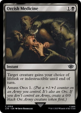 Orcish Medicine (Universes Beyond: The Lord of the Rings: Tales of Middle-earth) Near Mint Foil