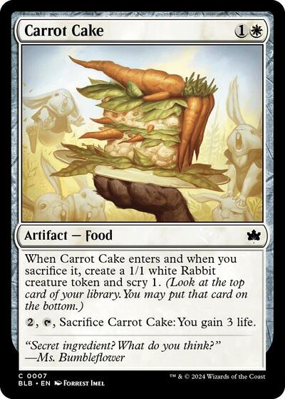 Carrot Cake (Bloomburrow) Near Mint