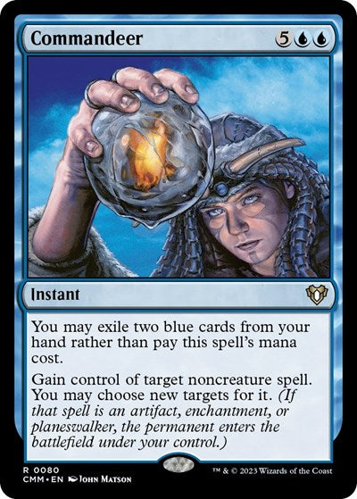 Commandeer (Commander Masters) Light Play Foil