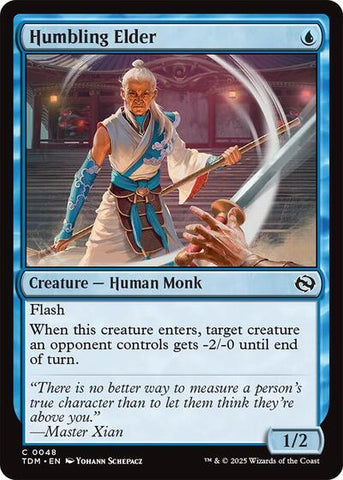 Humbling Elder (Tarkir: Dragonstorm) Near Mint Foil