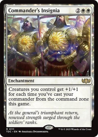 Commander's Insignia (Commander: Tarkir: Dragonstorm) Near Mint