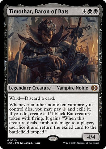 Timothar, Baron of Bats (Commander: The Lost Caverns of Ixalan) Near Mint