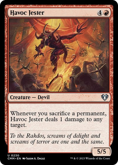 Havoc Jester (Commander Masters) Light Play Foil