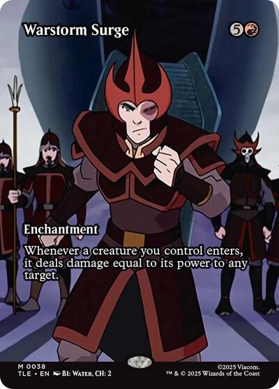 Warstorm Surge (Borderless) (Avatar: The Last Airbender: Eternal-Legal) Near Mint Foil