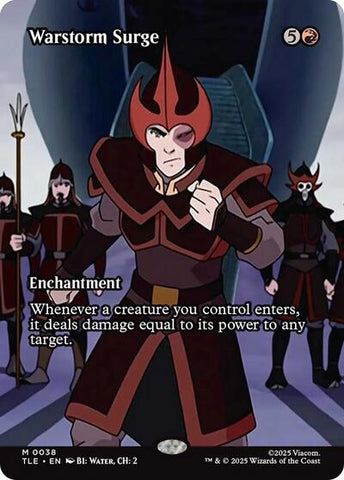 Warstorm Surge (Borderless) (Avatar: The Last Airbender: Eternal-Legal) Near Mint Foil