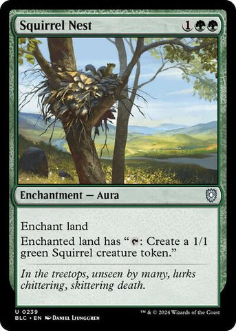 Squirrel Nest (Commander: Bloomburrow) Near Mint