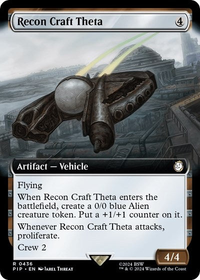 Recon Craft Theta (Extended Art) (Universes Beyond: Fallout) Near Mint
