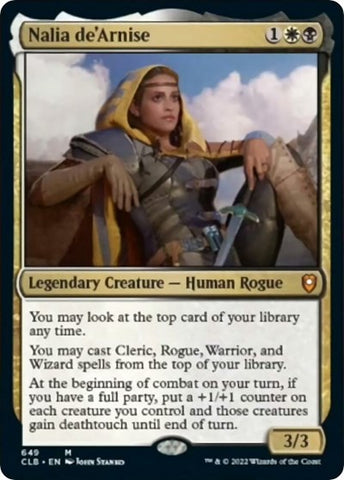 Nalia de'Arnise (Commander Legends: Battle for Baldur's Gate) Near Mint Foil