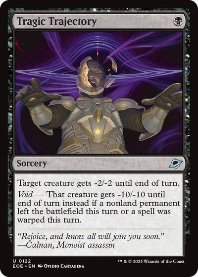 Tragic Trajectory (Edge of Eternities) Near Mint Foil