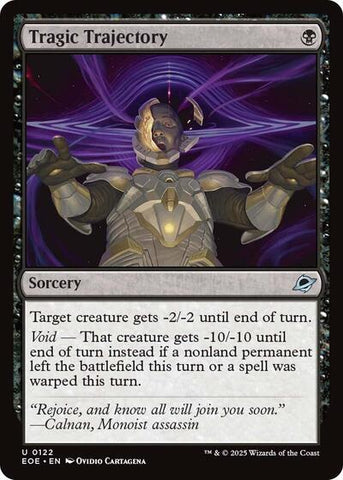 Tragic Trajectory (Edge of Eternities) Near Mint Foil