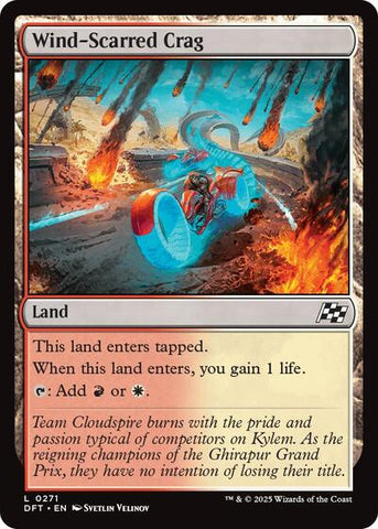 Wind-Scarred Crag (Aetherdrift) Near Mint Foil