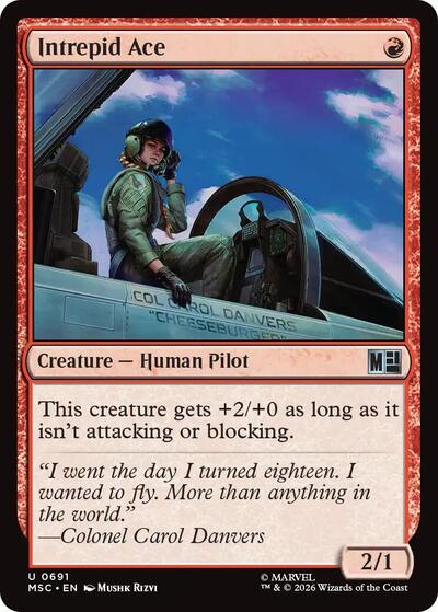 Intrepid Ace (Commander: Marvel Super Heroes) Near Mint Foil