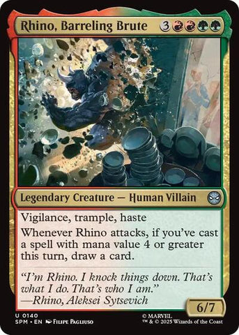 Rhino, Barreling Brute (Marvel's Spider-Man) Near Mint
