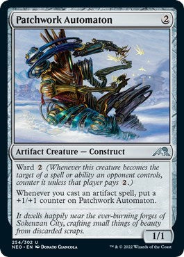 Patchwork Automaton (Kamigawa: Neon Dynasty) Near Mint Foil