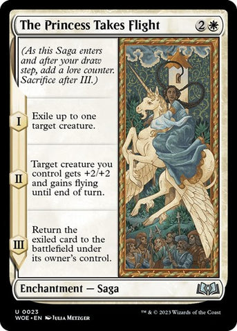 The Princess Takes Flight (Wilds of Eldraine) Near Mint