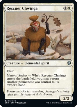 Rescuer Chwinga (Commander Legends: Battle for Baldur's Gate) Near Mint Foil
