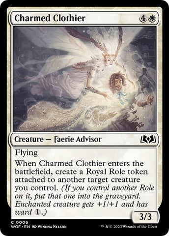 Charmed Clothier (Wilds of Eldraine) Near Mint