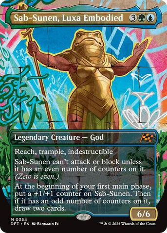 Sab-Sunen, Luxa Embodied (Borderless) (Aetherdrift) Near Mint Foil