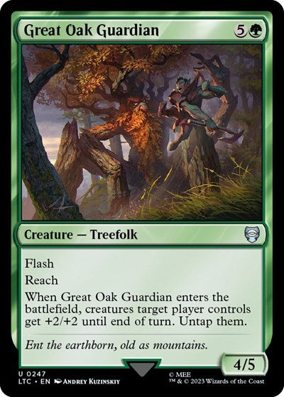 Great Oak Guardian (Commander: The Lord of the Rings: Tales of Middle-earth) Near Mint