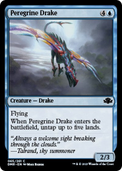 Peregrine Drake (Dominaria Remastered) Near Mint Foil