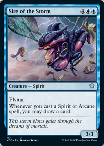 Sire of the Storm (Commander 2021 Crimson Vow) Near Mint
