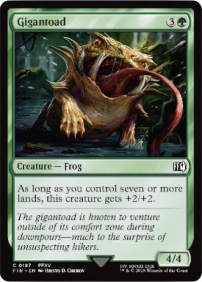 Gigantoad (Universes Beyond: FINAL FANTASY) Light Play Foil