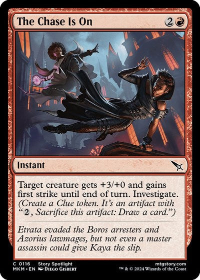 The Chase Is On (Murders at Karlov Manor) Near Mint Foil