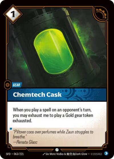 Chemtech Cask (Spiritforged) Near Mint