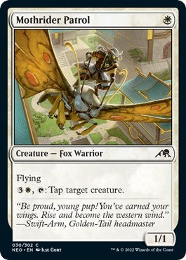 Mothrider Patrol (Kamigawa: Neon Dynasty) Near Mint Foil