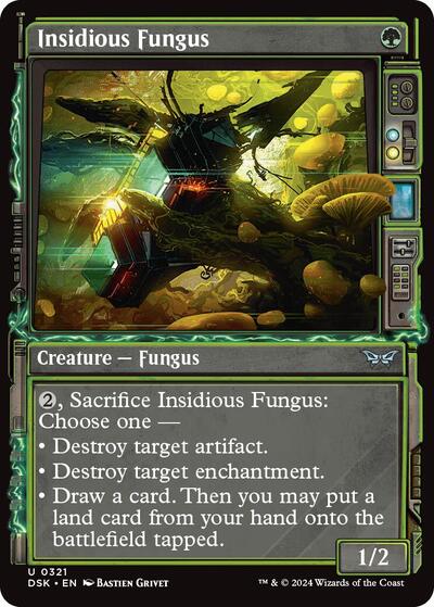 Insidious Fungus (Showcase) (Duskmourn: House of Horror) Near Mint
