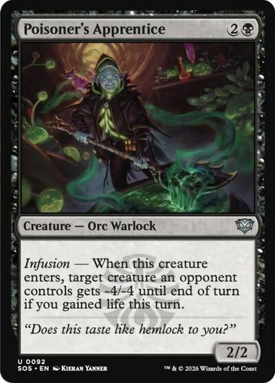 Poisoner's Apprentice (Secrets of Strixhaven) Near Mint Foil