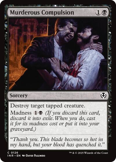 Murderous Compulsion (Innistrad Remastered) Near Mint Foil