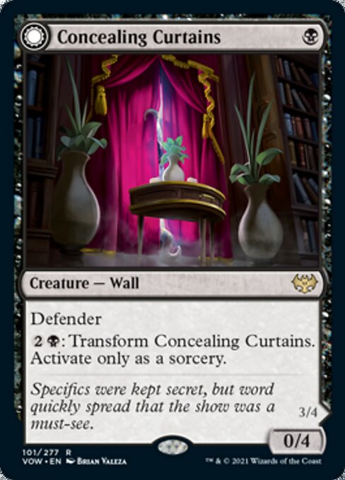 Concealing Curtains / Revealing Eye (Innistrad: Crimson Vow) Near Mint