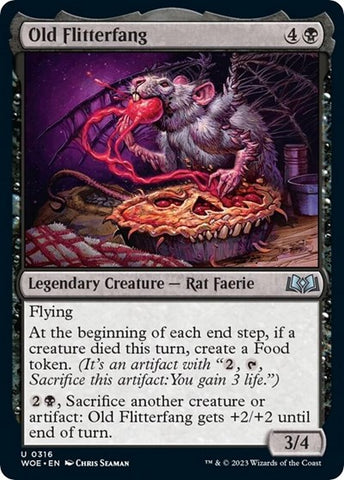 Old Flitterfang (Wilds of Eldraine) Near Mint Foil