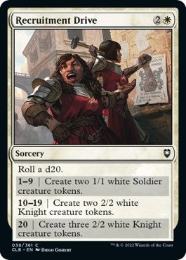 Recruitment Drive (Commander Legends: Battle for Baldur's Gate) Near Mint Foil